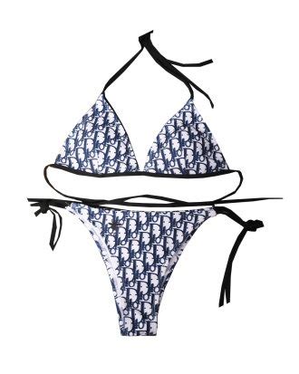 christian dior blue bikini|dior bikini top.